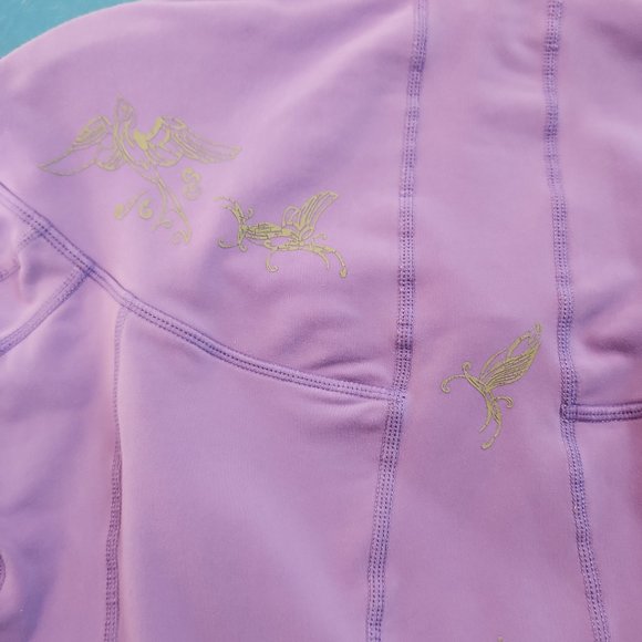 Lululemon Rare Asymmetrical Quarter Zip Long Sleeve Hoodie Purple - Size 6 - Picture 5 of 6